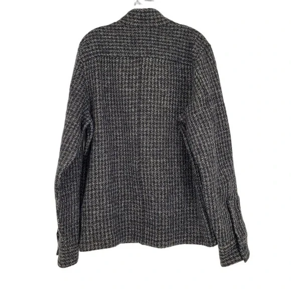 Good Man Brand Shoreditch Slim Fit Wool Shirt Jacket in Grey Size X-Large NEW